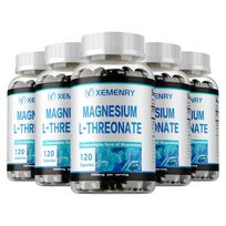 Xemenry - 2000 mg L-treonato magnio - Smegenys, miego sveikata 120*5