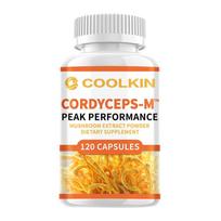 Cordyceps & Mushroom Complex Capsules, Natural Mushroom Extract, Supports Immune Health, Dietary Supplement 120*1