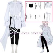 Anime AlienStage R5 Cosplay Luka Cosplay Kostiumas Vyriškas Sceninio Pasiruošimo Baltas Uniformos Kostiumas Helovino Šventės Apranga Luka Perukui XXXL gray