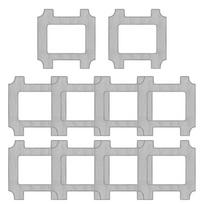 Daugkartinio naudojimo mikropluošto šluostės Lubluelu CH00 CH01 CHYW201 CHYW200 valikliams 10 PACK white