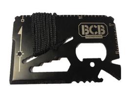 BCB Mini Work Tool Black Multitool Išgyvenimo kortelė