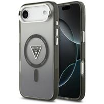 GUESS dėklas telefonui IPHONE 17 Air, suderinamas su MagSafe GUHMP17MHGTMLCGK (IML gradientas su trikampiu logotipu) juodas
