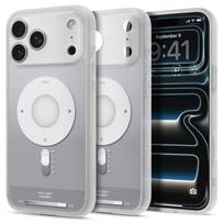 Spigen Ultra Hybrid MagSafe dėklas iPhone 18 Pro / 17 Pro, sidabrinis