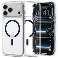 Spigen Ultra Hybrid MagSafe dėklas iPhone 18 Pro Max / 17 Pro Max, skaidrus tamsiai mėlynas