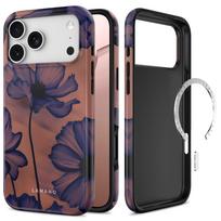 Tech-Protect Lamano MagSafe dėklas iPhone 18 Pro Max / 17 Pro Max, tamsiai mėlynas / rudas