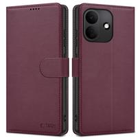 Tech-Protect Wallet case for Xiaomi Redmi Note 17 Pro 5G - burgundy