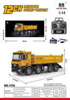 R/C Dumper Truck Yellow 1:14