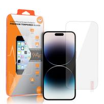 Oranžinis apsauginis stiklas, skirtas IPHONE 15 PLUS/15 PRO MAX