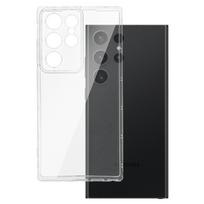 Samsung Galaxy S23 Ultra apsauginis dėklas Armor Antishock, skaidrus