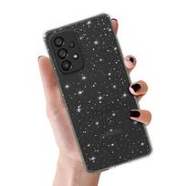 „Crystal Glitter“ apsauginis dėklas, skirtas Samsung Galaxy A23 4G/5G sidabriniam
