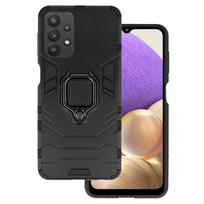 Žiedinis apsauginis dėklas Ring Armor, skirtas Samsung Galaxy A32 5G, juodas