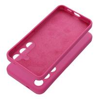 Apsauginis silikoninis dangtelis SILICONE 2 mm, skirtas SAMSUNG S24 FE, rožinės spalvos
