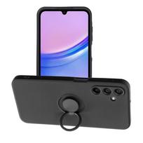 Apsauginis dėklas SILICONE RING, skirtas SAMSUNG A15 5G / A15 4G, juodas