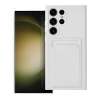 SAMSUNG S23 Ultra baltas dėklas CARD