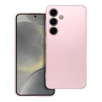 Apsauginis dėklas METALLIC, skirtas SAMSUNG S24 rožiniam