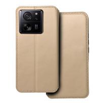 DUAL kišeninis dėklas apsaugai, skirtas XIAOMI 13T / 13T Pro auksinės spalvos