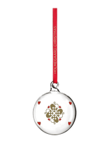 Holmegaard - Ann-Sofi Romme Annual Christmas Bauble 2026 Small Clear - Kalėdiniai aksesuarai - Nude