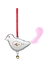 Holmegaard - Ann-Sofi Romme Annual Christmas Bird 2026 Small Clear - Kalėdiniai aksesuarai - Nude