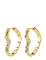 Pilgrim - Sora Heart Earrings Gold-Plated - Auskarai - Aukso
