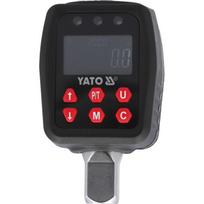 Yato skaitmeninis sukimo momento adapteris YT-07535, 10-200 Nm, ±2 %, 1/2" 12.7 mm, 1/4" 6.3 mm, 3/8" 9.5 mm, LCD, baterija