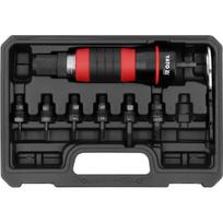 Yato kniedžių veržlių adapteris YT-36191, 1/4" 6.3mm, M3-M10, CrMo plienas, aliuminis