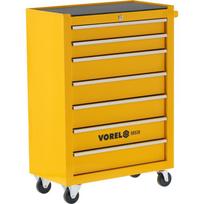 Vorel Įrankių spintelė 58538, 890x698x334 mm, 7 stalčiai, 510x265x54 mm, 510x265x90 mm, 25 kg, 35 kg, plieno lakštas