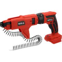 Yato Atsuktuvas YT-82076, 18 V, 0-4000 min⁻¹, 1/4" 6.3 mm, 3.5-4.2 mm, 25-55 mm, Li-Ion, IPX0, elektroninis greičio reguliavimas