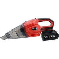 Yato akumuliatorinis dulkių siurblys YT-85682, 18V, 4Ah, 9kPa, 150W, 1kg, Li-Ion, HEPA, be maišo, sausas, 2h, 4000mAh, 1 baterija