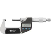 Yato Skaitmeninis išorinis mikrometras YT-72307, 25-50 mm, 0.001 mm, LCD ekranas, GCr15, 1.55V SR44 baterija