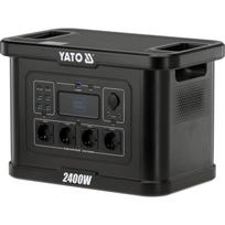 Yato Nešiojama akumuliatoriaus stotis YT-83095, 2400W, 2232Wh, LiFePO4, 4500W maks., 48V, 46500mAh, IP21, LCD, EPS, BMS