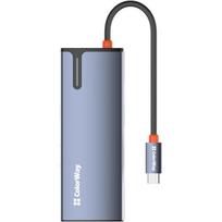Colorway 5-in-1 dokasčių stotis CW-HUB01, DC 5V⎓3A/15V⎓3A/20V⎓5A, 100W, 1xUSB C, 1xHDMI, 3xUSB A 3.0