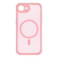 FULL MATTE MAG COVER case compatible with MagSafe for IPHONE 16E (SE 4 2025) in light pink