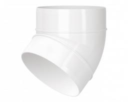 Alkūnė plast. d125mm kampas 45 222-45*