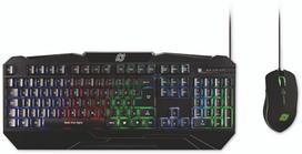 MediaRange MRGS102 keyboard Mouse included Gaming USB QWERTZ German Black