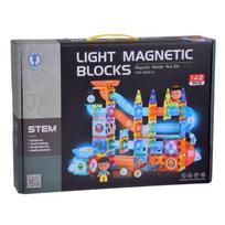 Magnetinis konstruktorius Stem Light ZA5238, 142 vnt., įvairių spalvų