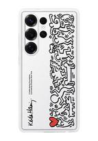 SAMSUNG Flipsuit Case Keith Haring White, for Galaxy S25 Ultra, EF-MS938CWEGWW