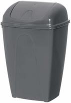 Šiukšliadėžė Nord Clean 649318, pilka sp., 10 l, 39 cm x 20 cm