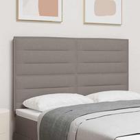 LED galvūgalis su galvūgalio Taupe 160 cm Poliesteris