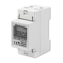 Qoltec Single-phase consumption meter, 230V, DIN rail