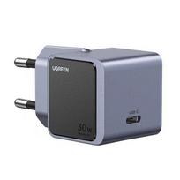 Adapteriai Ugreen  X503 NexodeS USB-C 30W  GaN Fast Charger Grey