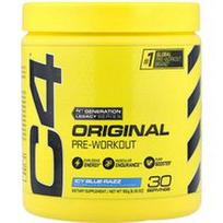 C4 / Cellucor, C4® Original, prieš treniruotę, ledinio mėlynumo skonio, 180 g