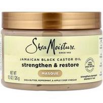 SheaMoisture, Jamaikos juodųjų ricinų aliejus, stiprinanti ir atkurianti bei gydanti kaukė, 11.5 oz (326 g)
