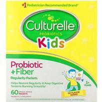 Culturelle, Vaikai, Probiotikas + Skaidulos, 1+ metai, Be skonio, 60 vienos porcijos pakelių