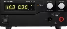 VOLTCRAFT Laboratorinis maitinimo šaltinis, reguliuojamas DPPS-16-60 1 - 16 V/DC 0 - 60 A 960 W USB programuojamas, 1 išėjimas (DPPS-16-60)