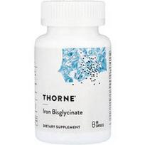Thorne, Geležies bisglicinatas, 60 kapsulių (25 mg vienoje kapsulėje)