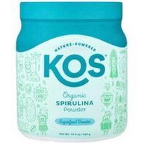 KOS, Ekologiški spirulinos milteliai, 13.5 uncijos (381 g)