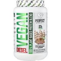 PERFECT Sports, „Diesel“ veganiškas, 100 % augalinės kilmės baltymų mišinys, vaniliniai ledai, 700 g