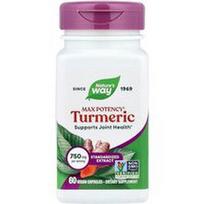 Nature's Way, Ciberžolė, maksimalus stiprumas, 750 mg, 60 veganiškų kapsulių