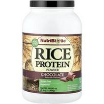 NutriBiotic, Ryžių baltymų milteliai, šokoladas, 3 svarai (1,36 kg)