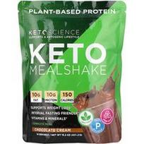 Keto Science, Keto miltų kokteilis, šokoladinis kremas, 15.2 uncijos (431.2 g)